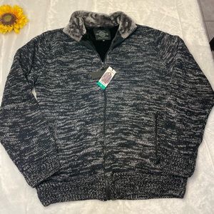 Buffalo David Bitton zip sweater jacket size XL NWT